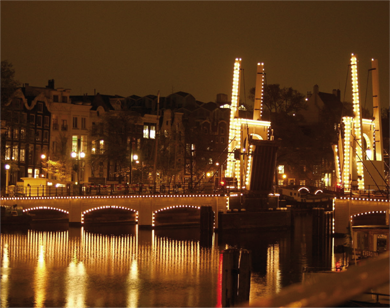 Amsterdam bij nacht